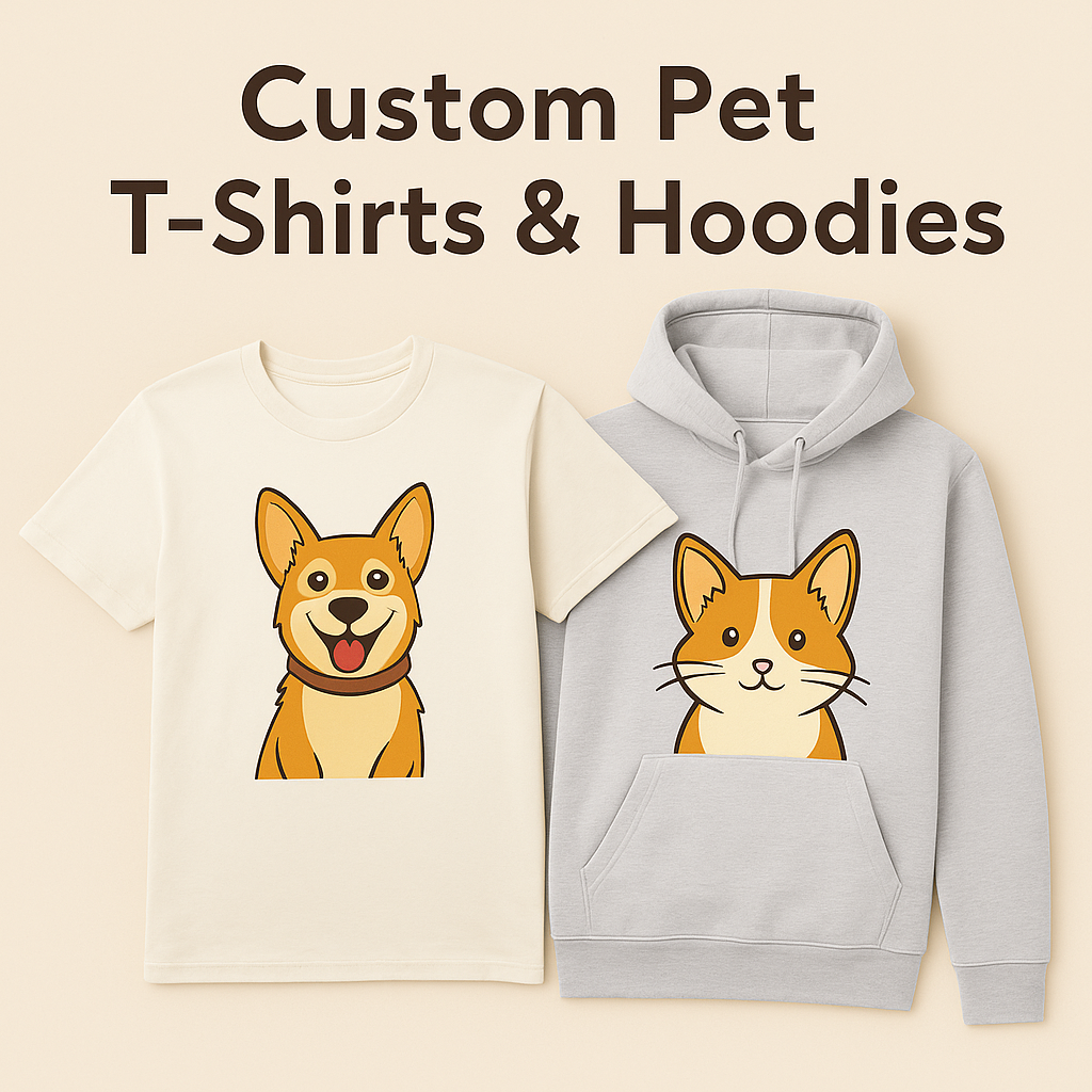 Pet Portrait T-Shirts & Hoodies