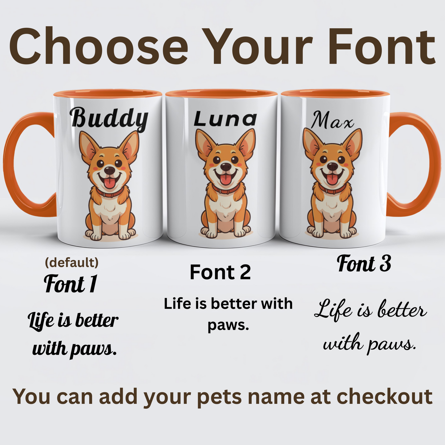 Custom Pet Portrait Mug – Personalized Dog & Cat Coffee Cup, Gift for Pet Lovers