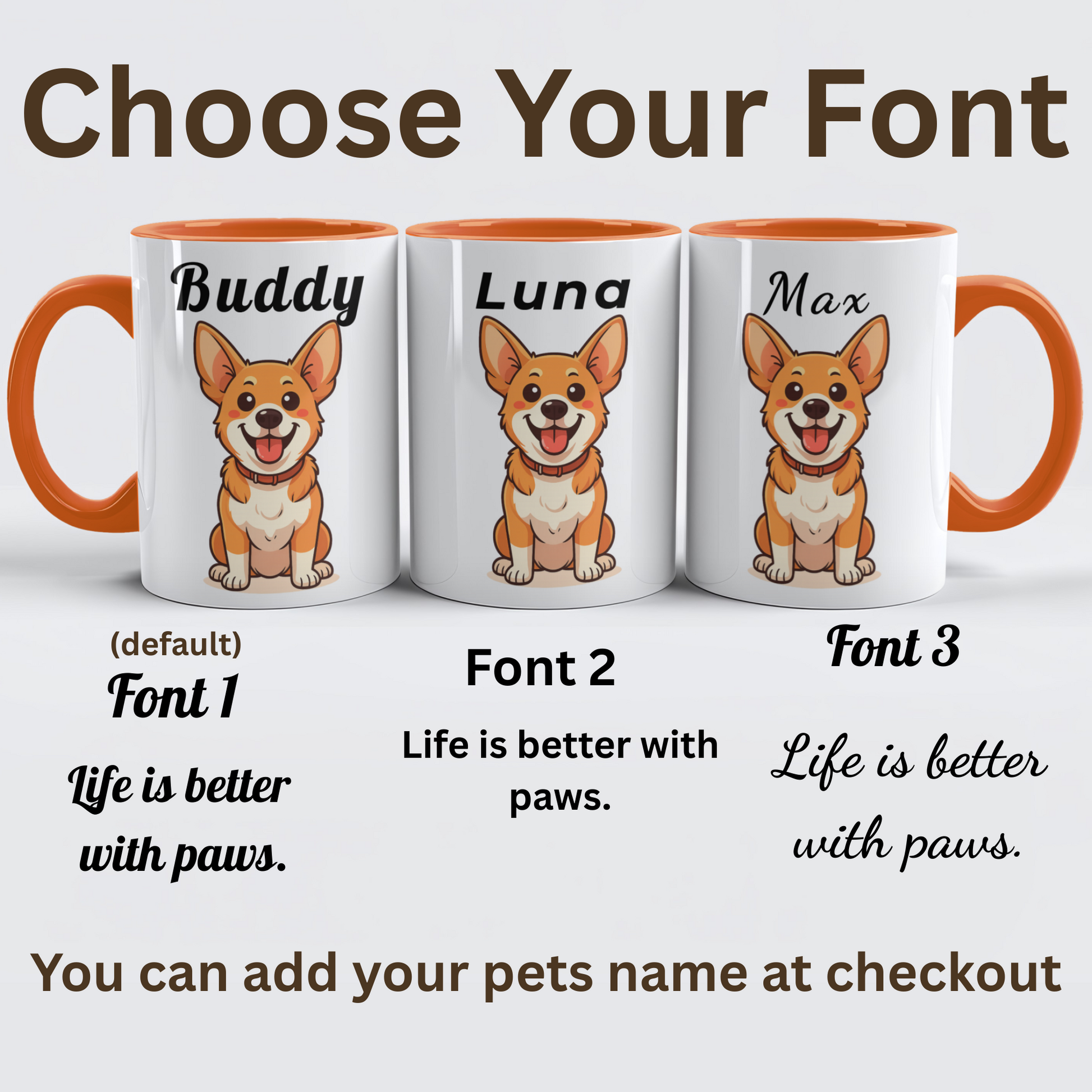 Custom Pet Portrait Mug – Personalized Dog & Cat Coffee Cup, Gift for Pet Lovers